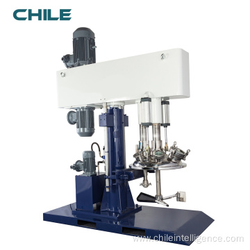 Double shaft butterfly mixing making machine for ink